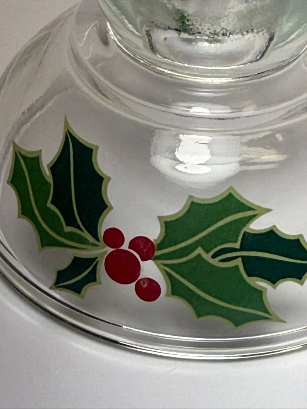 Vintage 1981 Avon Christmas Holly Holiday Hostess Collection Candlestick Set 2